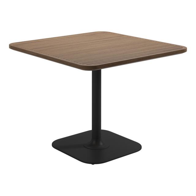 Gloster Grid Pedestal 35.5&quot; Square Dining Table