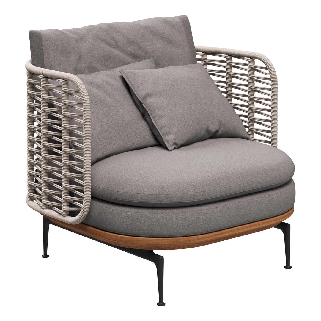 Gloster Mistral Woven Low Back Lounge Chair