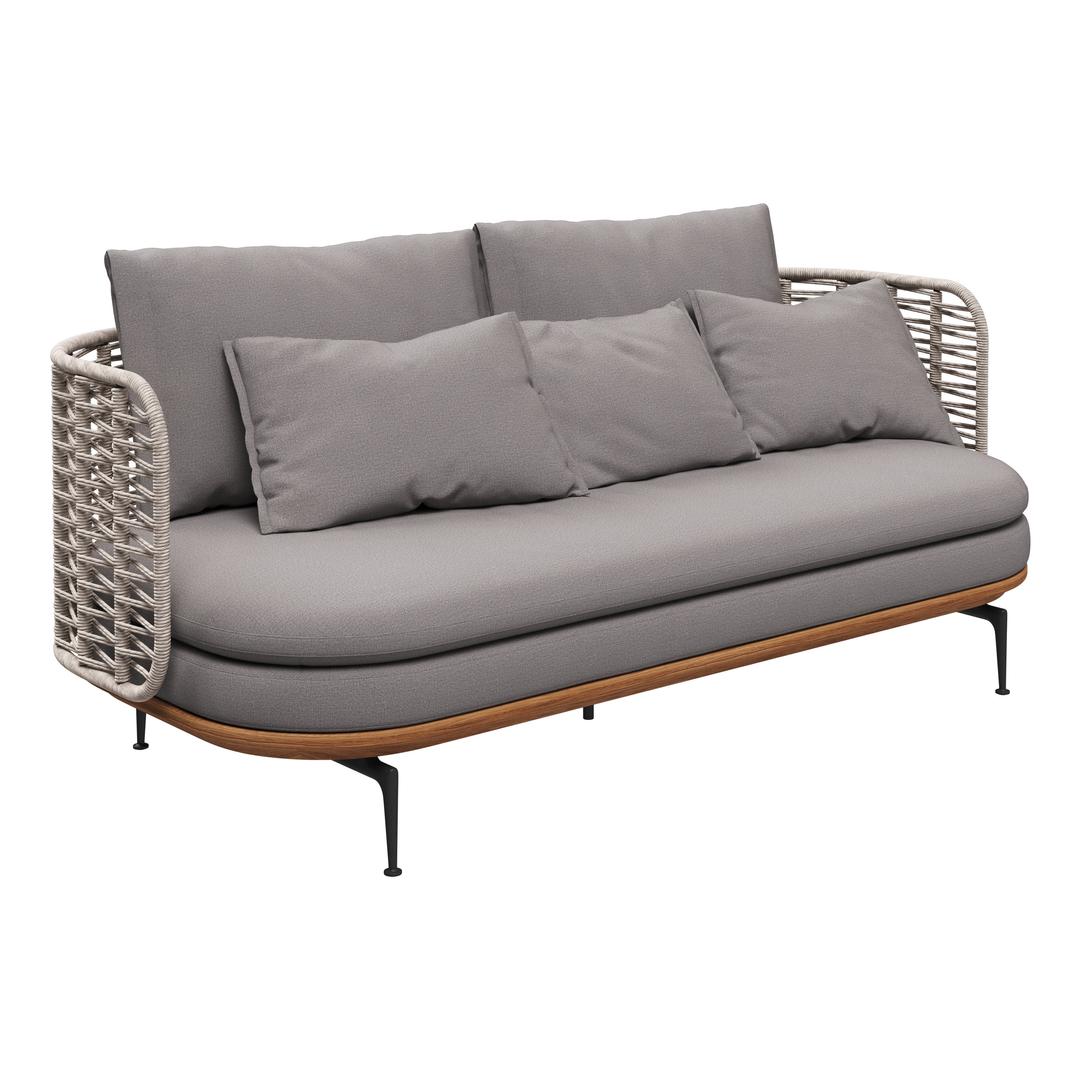 Gloster Mistral Woven Low Back Sofa