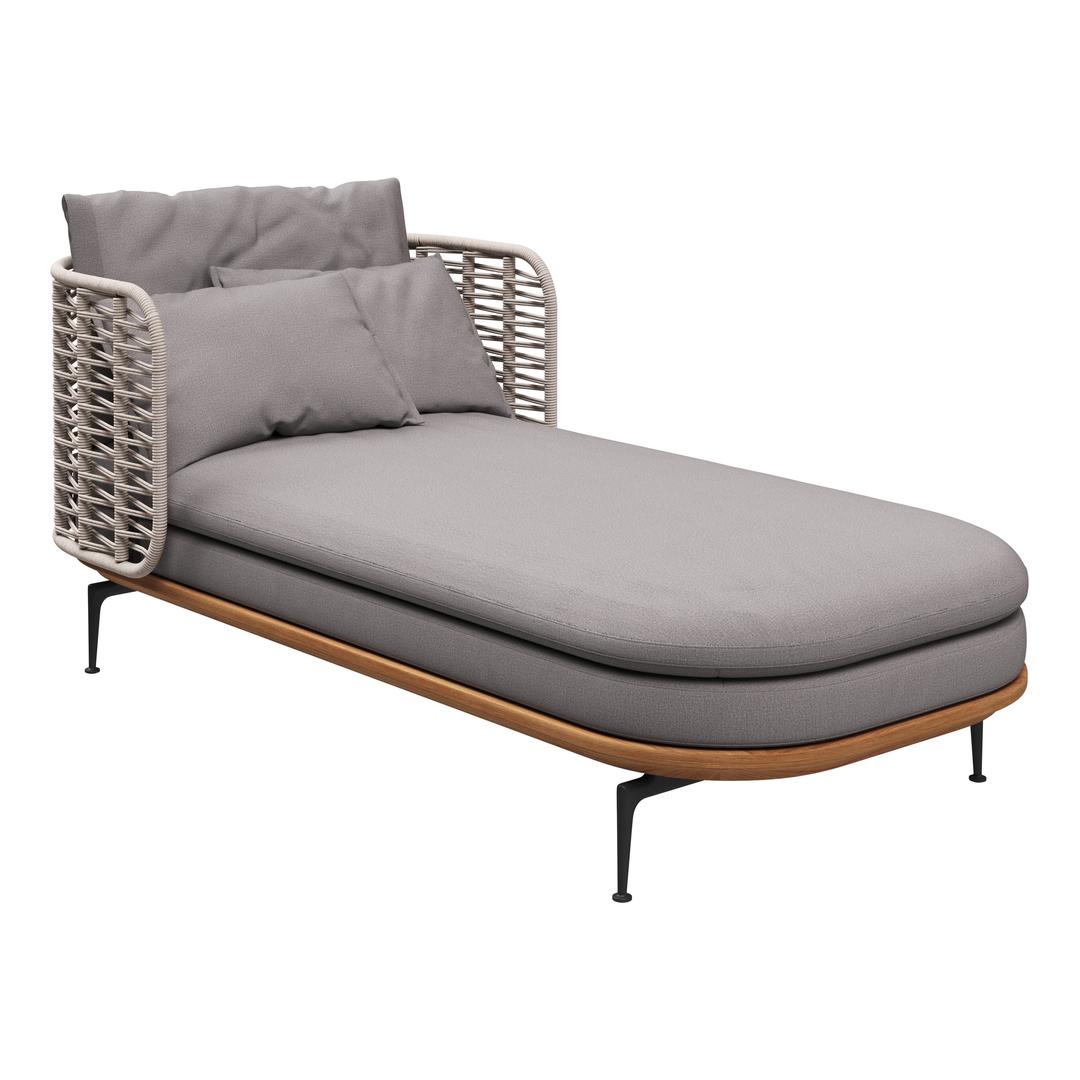 Gloster Mistral Woven Low Back Outdoor Daybed