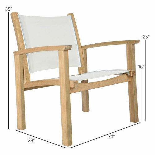 Kingsley Bate St. Tropez Club Chair - Dimension Kingsley Bate St. Tropez Club Chair - Dimension