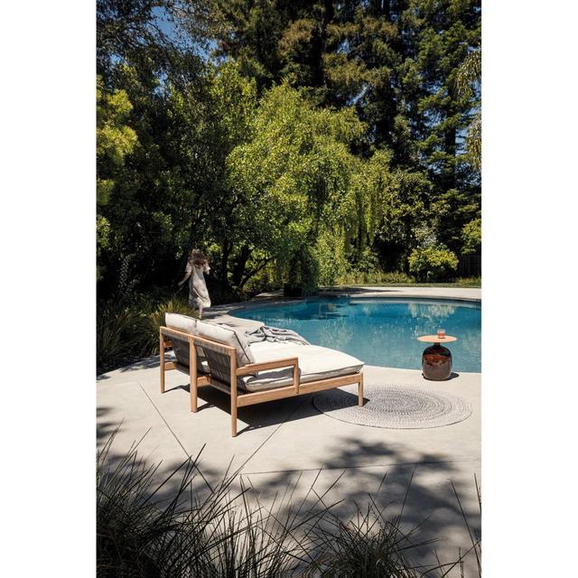 Gloster Saranac Teak Right Chaise Lounger