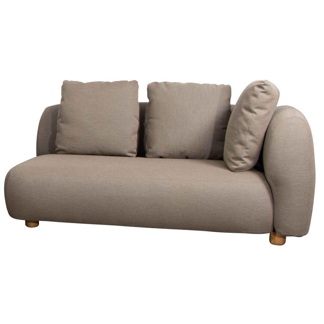 Cane-line Capture Upholstered 2-Seater Left Module Outdoor Sectional Unit
