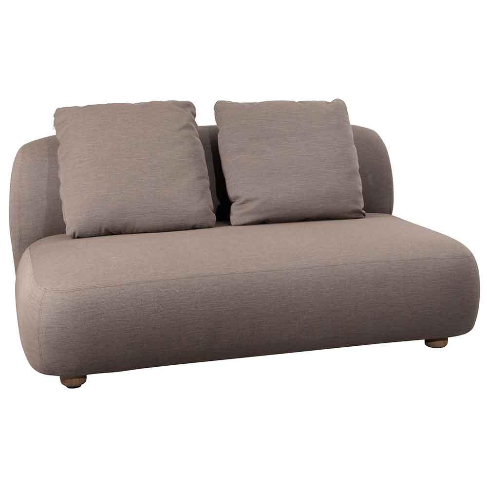 Cane-line Capture Upholstered 2-Seater Sofa Outdoor Sectional Unit