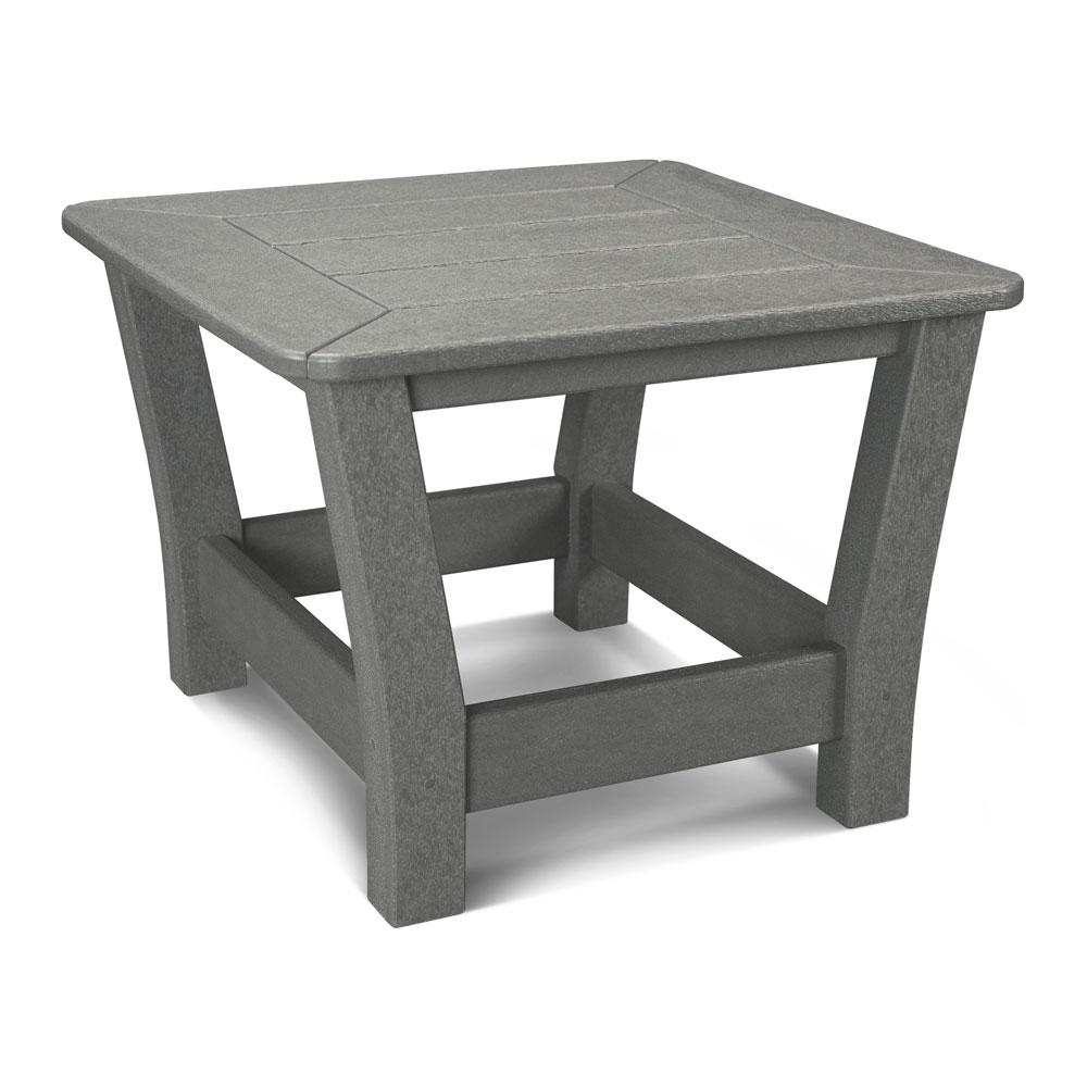 Polywood Harbour 23" Square Slat End Table