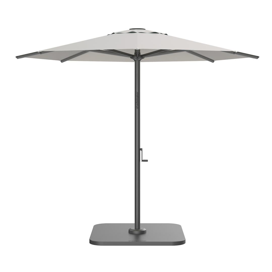 Shademaker Atlas 11.5' Square Aluminum Commercial Market Patio Umbrella