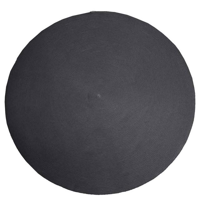 Cane-line Circle Dark Grey Round Indoor/Outdoor Rug