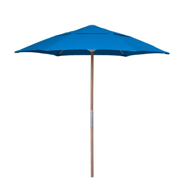 FiberBuilt 7.5' Hexagonal Wood Beach Umbrella