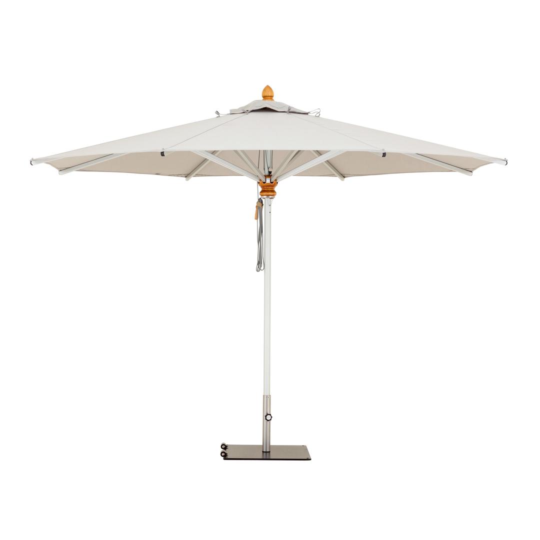 Woodline Shade Solutions Bravura 8.9' Round Aluminum Market Patio Umbrella