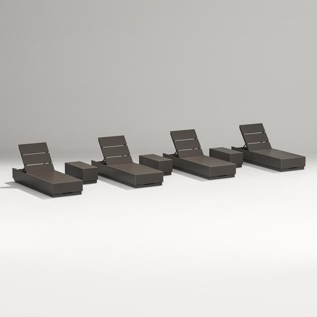 Polywood Elevate 7-Piece Chaise Lounge Set