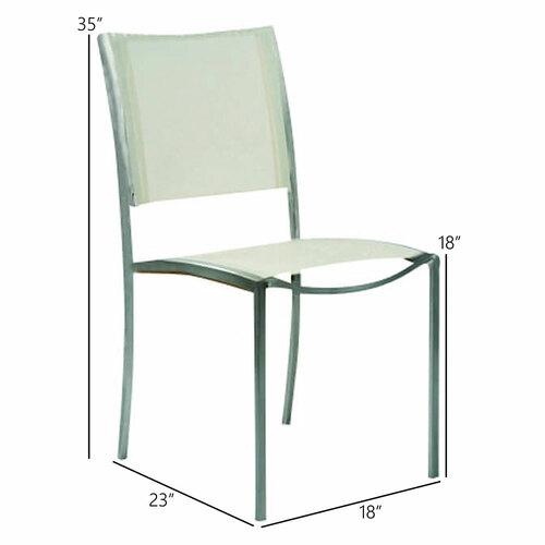 Kingsley Bate Tiburon Dining Side Chair - Dimension Kingsley Bate Tiburon Dining Side Chair - Dimension