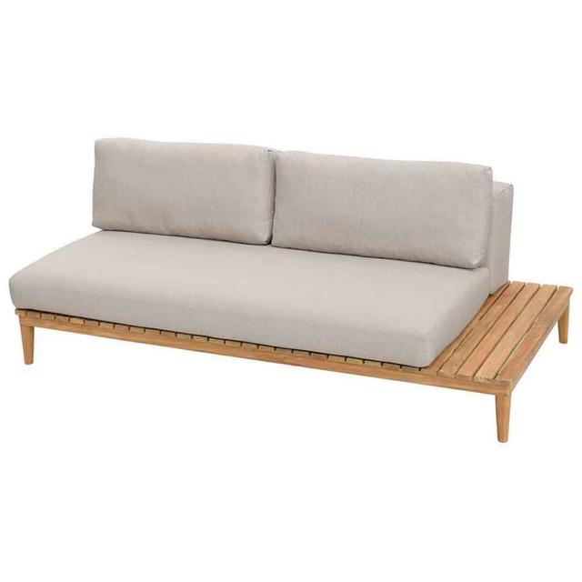 Kingsley Bate Lotus Sectional Settee with Left Table