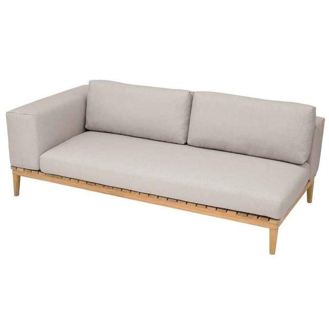 Kingsley Bate Lotus Sectional Settee with Left Arm