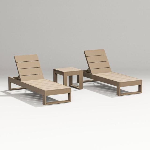 Polywood Latitude 3-Piece Lounge Chaise Set