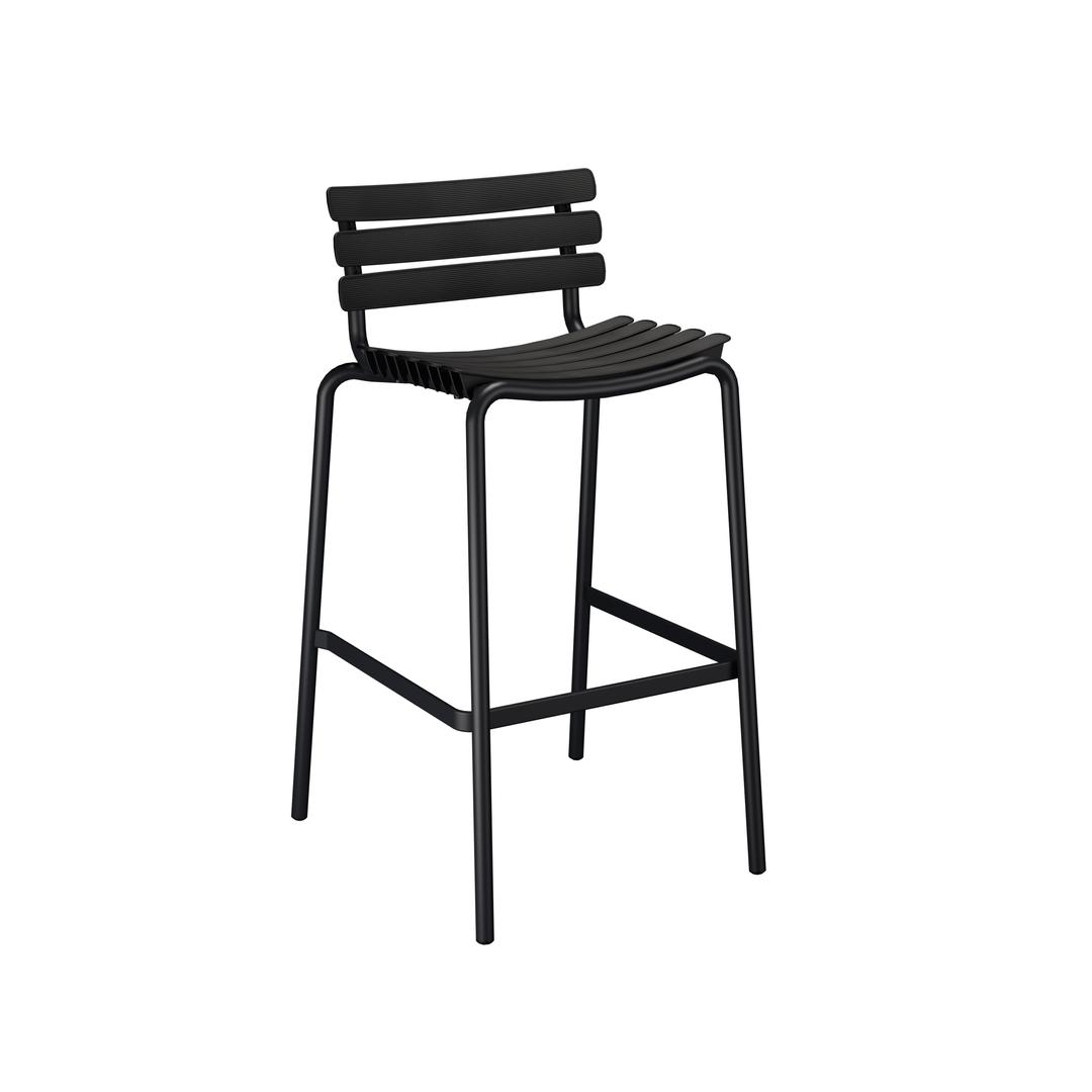 Houe ReClips Stacking Recycled Polymer Bar Side Chair