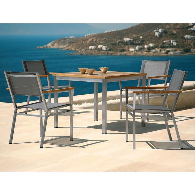 Barlow Tyrie Equinox 4-Seat Square Dining Set