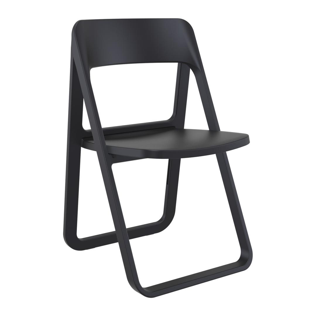 Compamia Dream Stacking Resin Folding Dining Side Chair