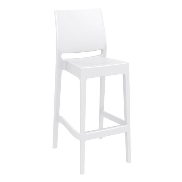 Compamia Maya Stacking Resin Bar Side Chair - Set of 2