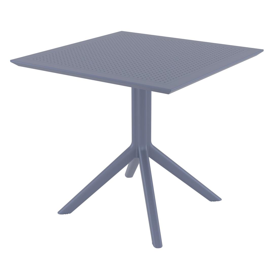 Compamia Sky 31" Resin Square Dining Table
