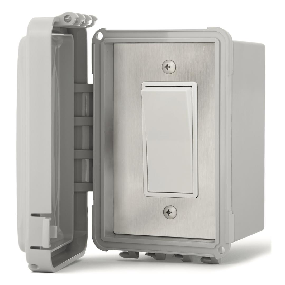 Infratech Single On/Off Switch with Surface Mount & Gang Box