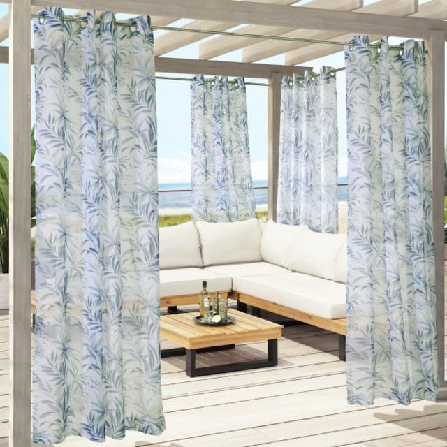 Outdoor Decor by Commonwealth Antigua Grommet Outdoor Curtain Panel - Set of 2