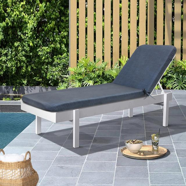 Outdoor Decor by Commonwealth 22&quot; 73&quot; Urban Chic Outdoor Lounger Cushion