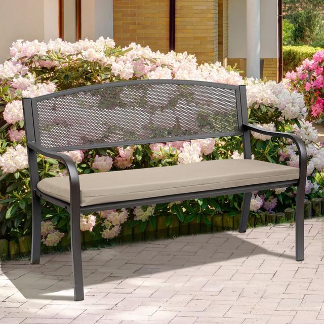 Outdoor Decor by Commonwealth 48&quot; x 18&quot; Nature Outdoor Bench Seat Cushion