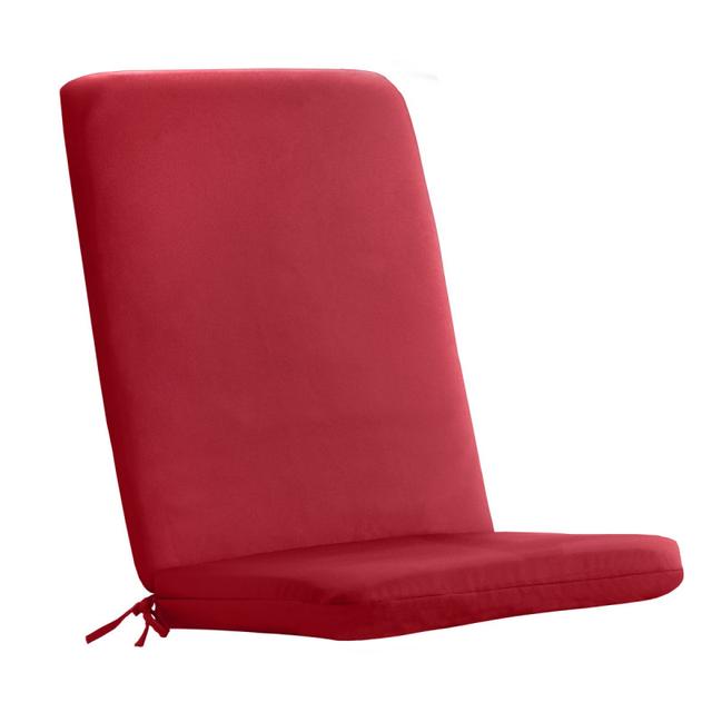 Outdoor Decor by Commonwealth 20&quot; x 45&quot; Ruby Red Outdoor High Back Cushion