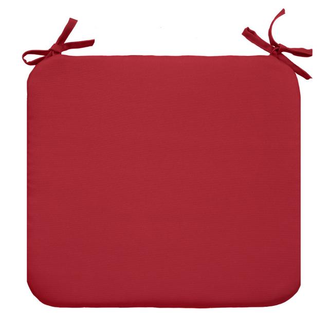 Outdoor Decor by Commonwealth 17&quot; x 17&quot; Ruby Red Bistro Cushion - Set of 2