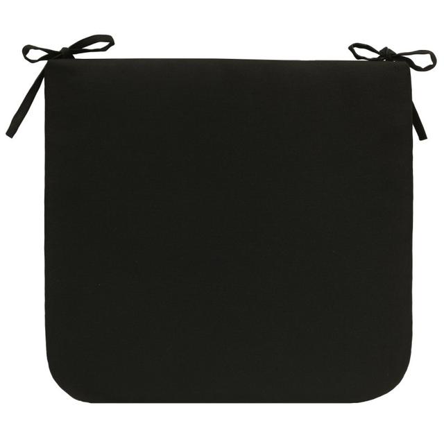 Outdoor Decor by Commonwealth 18&quot; x 19&quot; Ebony Outdoor Seat Cushion