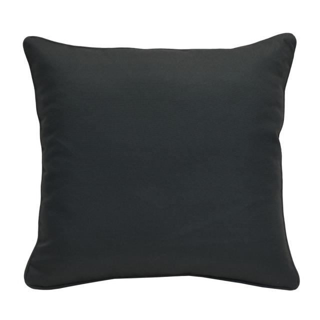 Outdoor Decor by Commonwealth 24&quot; x 24&quot; Ebony Outdoor Decorative Pillow