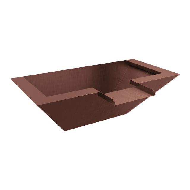 The Outdoor Plus Maya Water Bowl Wall-Mounted Scupper - 30&quot;