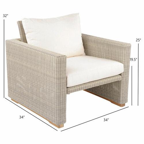Kingsley Bate Westport Lounge Chair - Dimension Kingsley Bate Westport Lounge Chair - Dimension