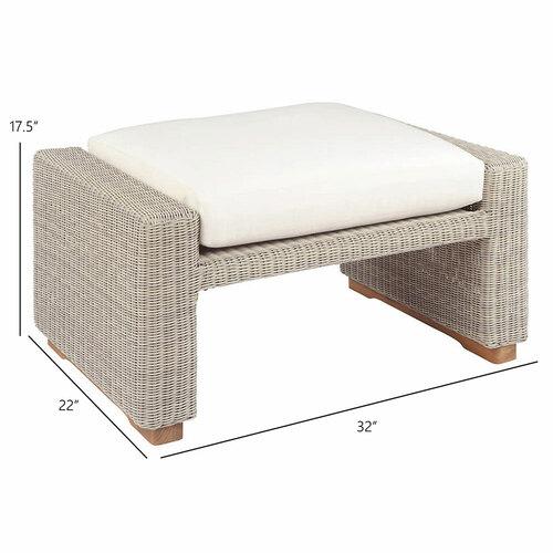 Kingsley Bate Westport Ottoman - Dimension Kingsley Bate Westport Ottoman - Dimension