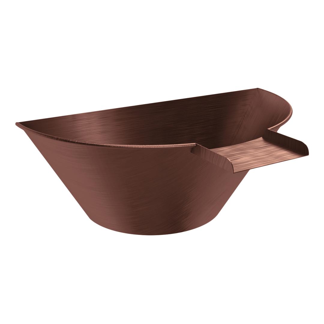 The Outdoor Plus Cazo Water Bowl Wall-Mounted Scupper - 24"