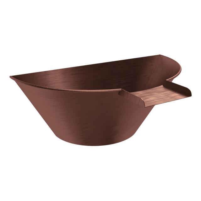 The Outdoor Plus Cazo Water Bowl Wall-Mounted Scupper - 24&quot;