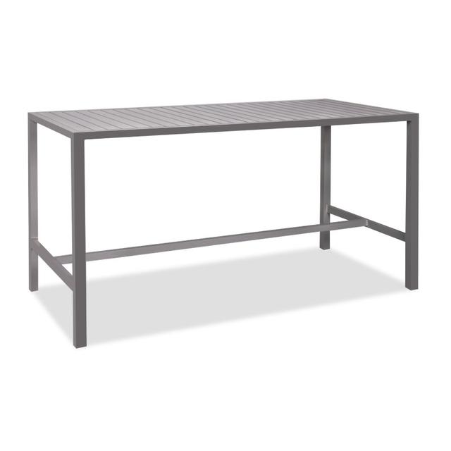 Kannoa Saint Barts Aluminum Bar Table - Rectangular