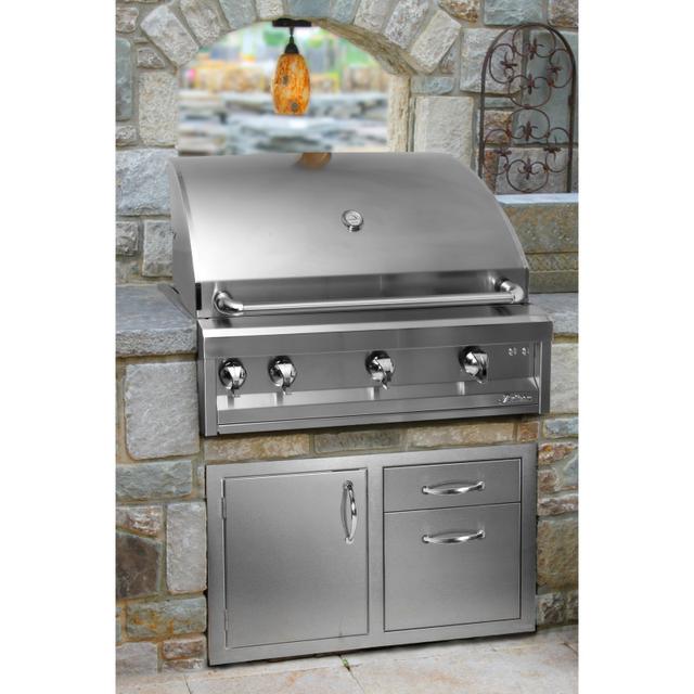 Alfresco Grills Artisan Professional 36&quot; Built-in Gas Grill with Rotisserie