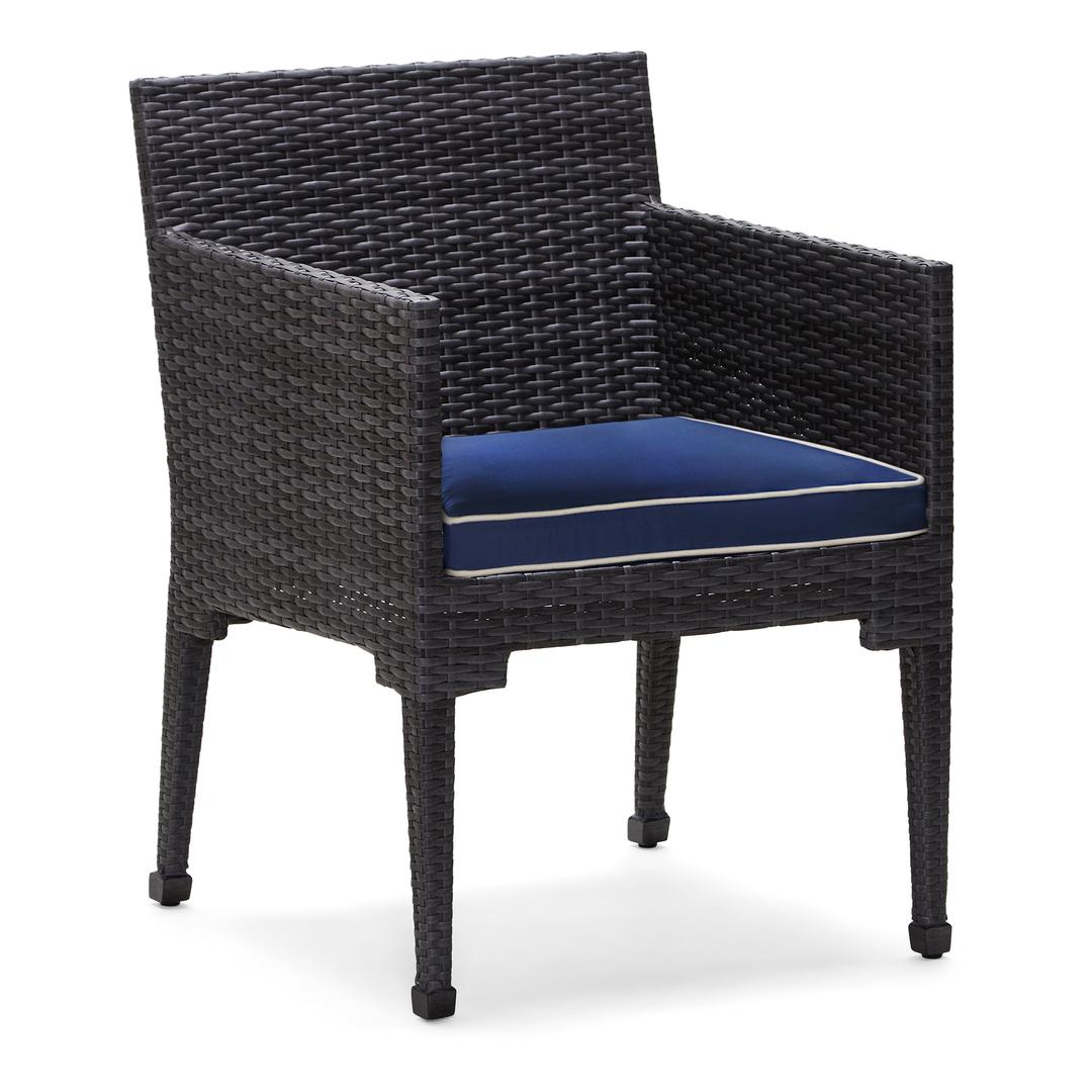 Woodard Lorenzo Woven Dining Armchair