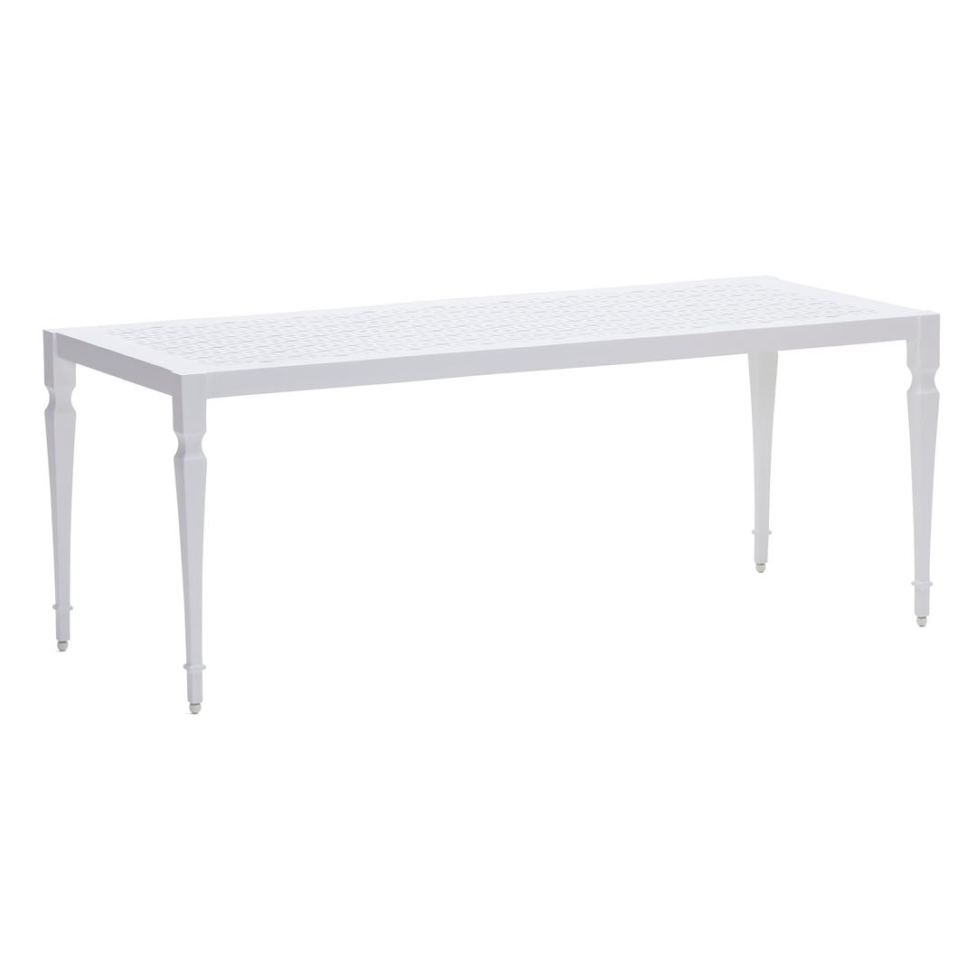 Woodard Tuoro 46" Backless Aluminum Bench