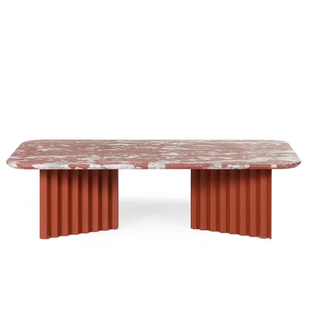 RS Barcelona Plec 45" Marble Rectangular Coffee Table