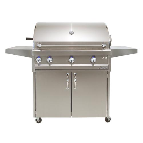 Alfresco Grills Artisan Professional 36" Freestanding Gas Grill with Rotisserie on Cart
