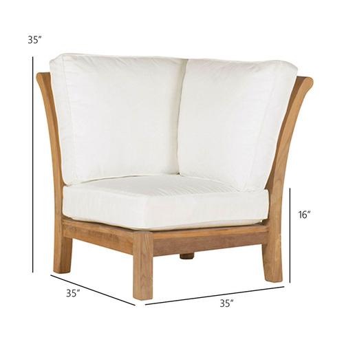 Kingsley Bate Chelsea Sectional Corner Chair - Dimension Kingsley Bate Chelsea Sectional Corner Chair - Dimension