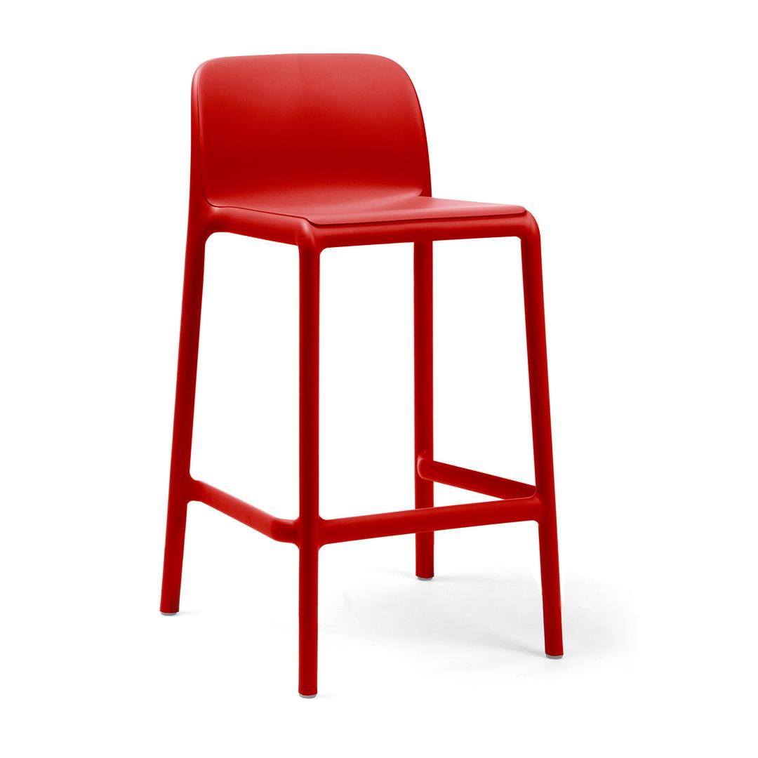Nardi Faro Mini Stacking Resin Bar Side Chair - Set of 4