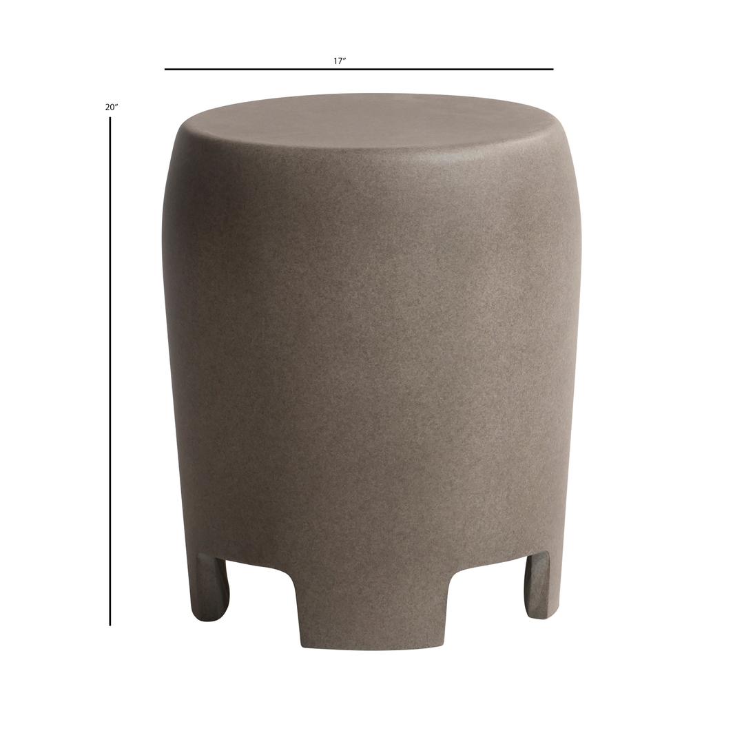 Bernhardt Exteriors Puerto 17" Concrete Round Accent Table or Stool - Dimension Bernhardt Exteriors Puerto 17" Concrete Round Accent Table or Stool - Dimension