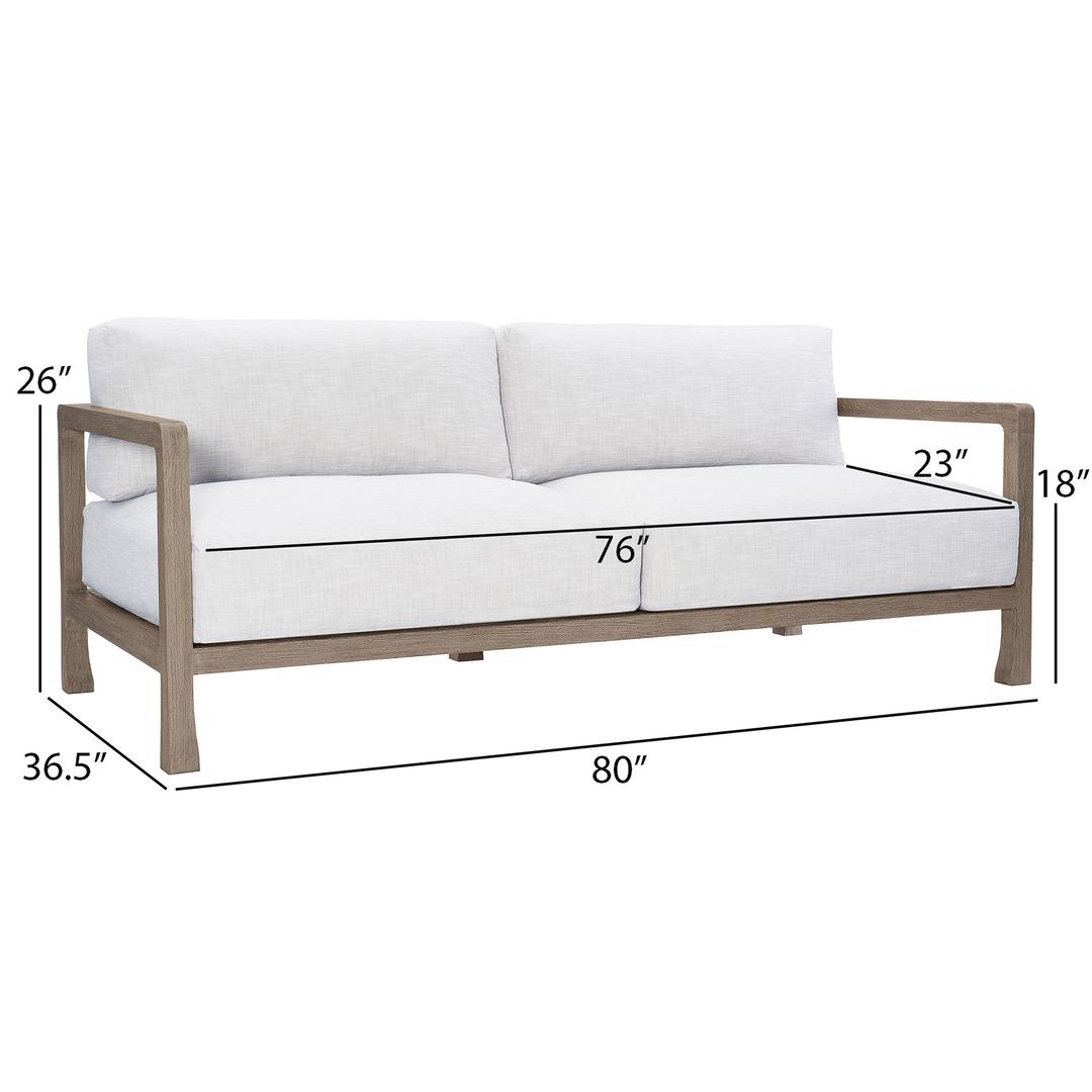 Bernhardt Exteriors Tanah Teak Sofa - Dimension Bernhardt Exteriors Tanah Teak Sofa - Dimension