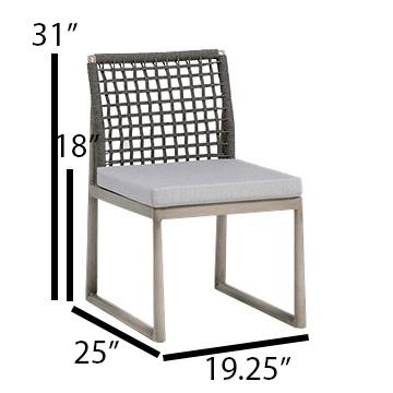 Ratana Park West Rope Dining Side Chair - Dims Ratana Park West Rope Dining Side Chair - Dims