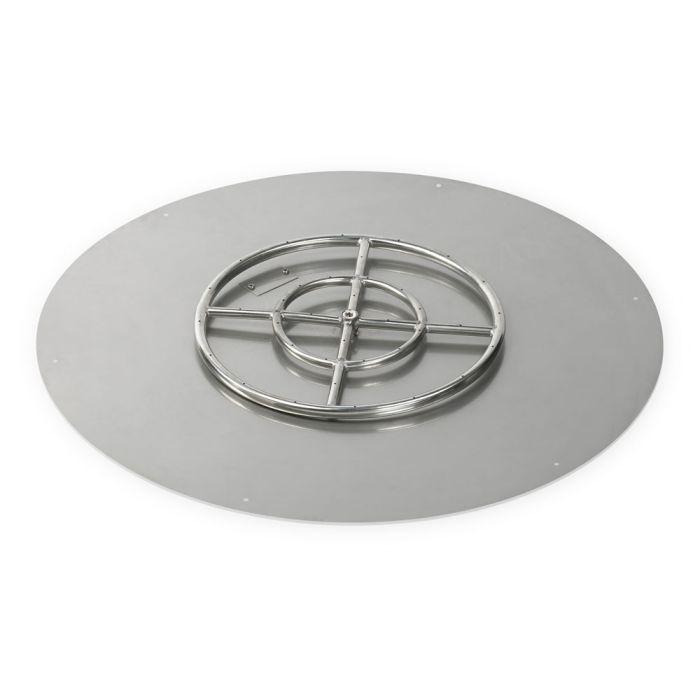 American Fire Products 36" Round Flat Pan with 18" Ring Fire Pit Burner