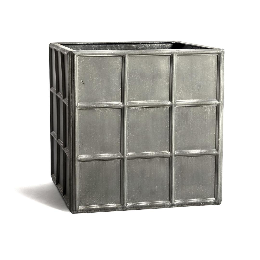 Capital Garden Downing Street 30" Square Fiberglass Box Planter