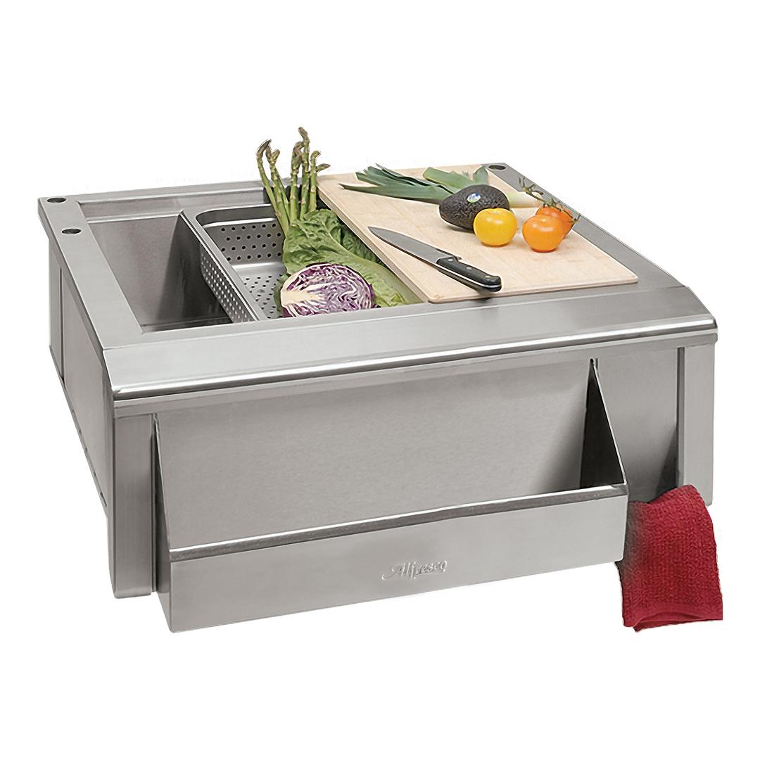 Alfresco Grills Stainless Steel Prep Package for 30" Outdoor Sink